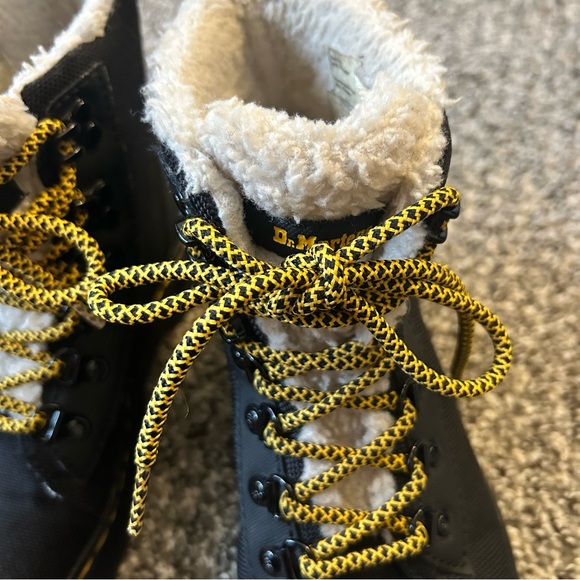 Dr. Martens Comb Faux Fur Combat Boot, Size 6 - Picture 3 of 10